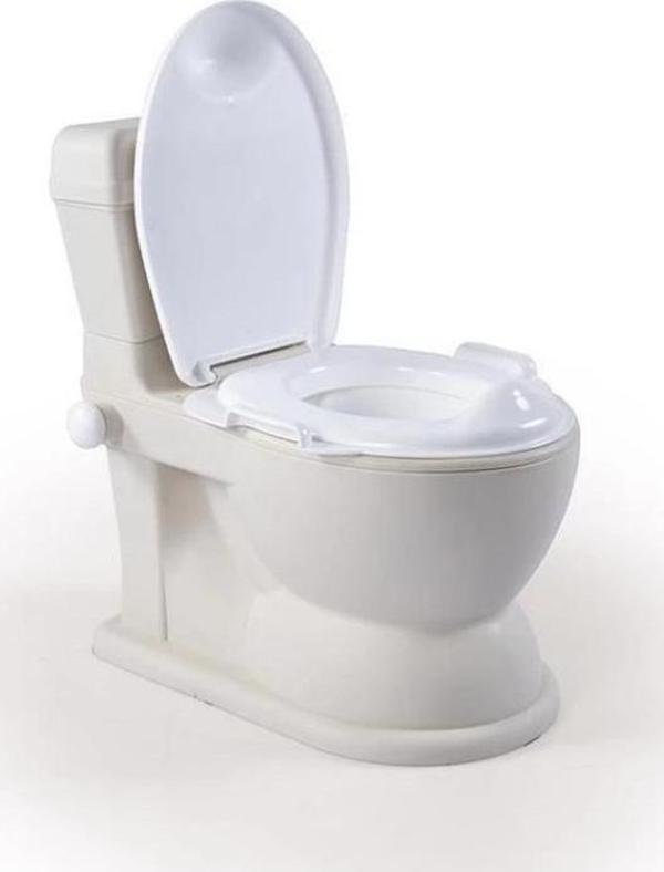 Eğitici Oyuncak Dolu Nuve Potty Lazımlık 2 in 1 Bej - Image 1