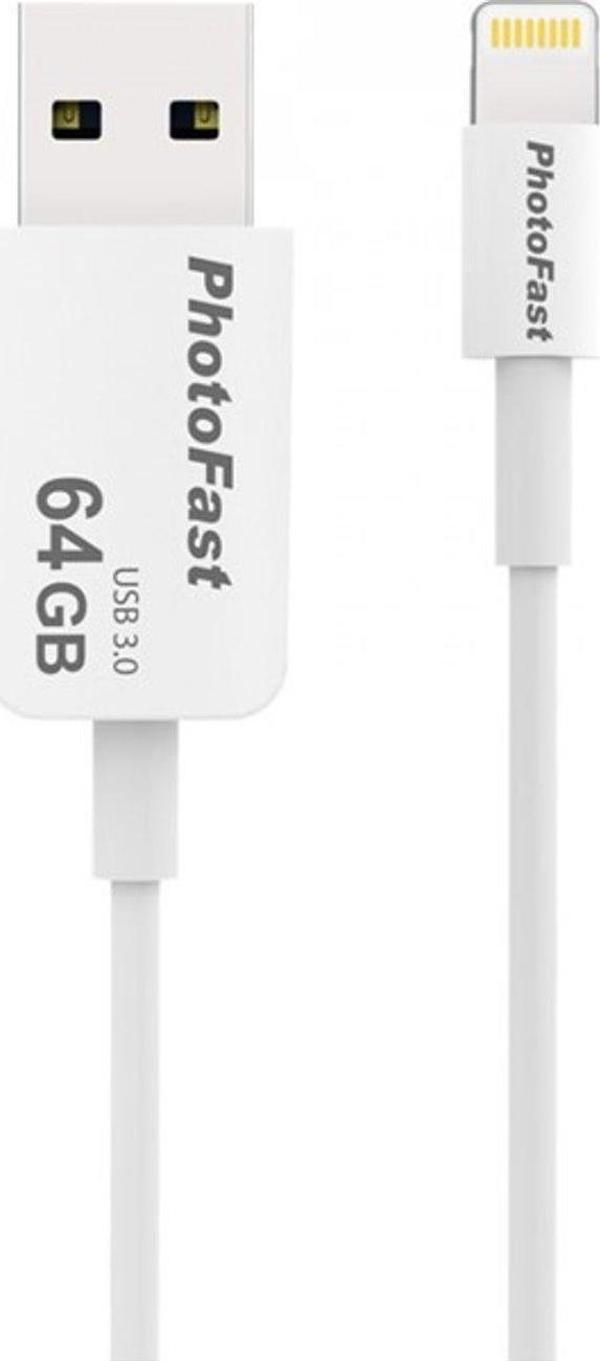 Photofast Photo Backup Cable 64Gb Lightning / Usb 3.0 Şarj Kablolu İ-Flashdrive - Image 1