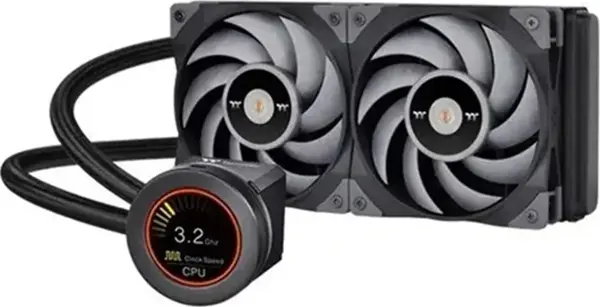 Thermaltake 240Mm Toughlıquıd Ultra 240 Cl-W322-Pl12Gm-A Rgb Lcd Ekranlı Am5-1700P Sıvı Soğutmalı İşlemci Fanı - Image 1