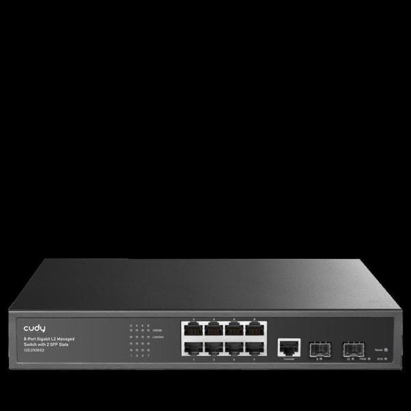Cudy Gs2008S2 8 Port Gigabit 2-Sfp Yönetilebilir Switch - Image 1
