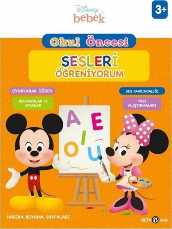 Çocuk Eğitici OyuncakDisney Eğitsel Okul Öncesi Sesleri Öğreniyorum - Image 1