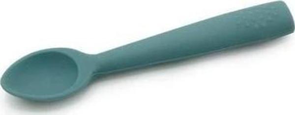 Nane Yeşili Silikon Kaşıkla Bebekler İçin Eğitici ve Pratik Beslenme Deneyimi - Image 1