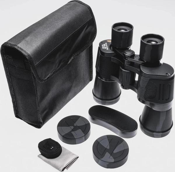 100x100 Kauçuk Kaplamali Mavi Cam Mercekli Dürbün 56m/1000m - Image 1