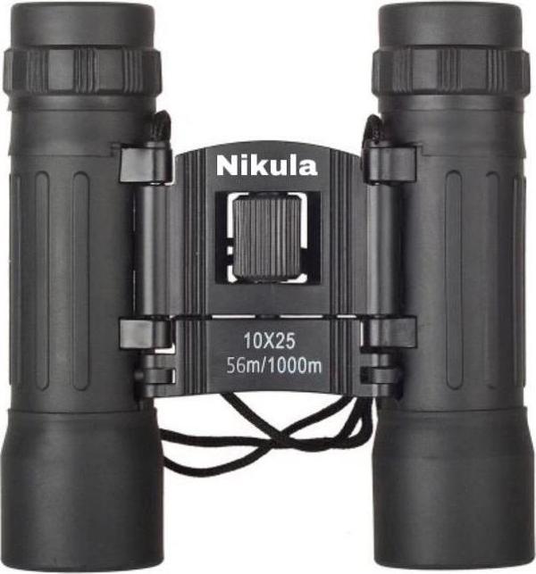 10x25 Av Dürbünü 56m/1000m  Kauçuk Kaplama Siyah - Image 1