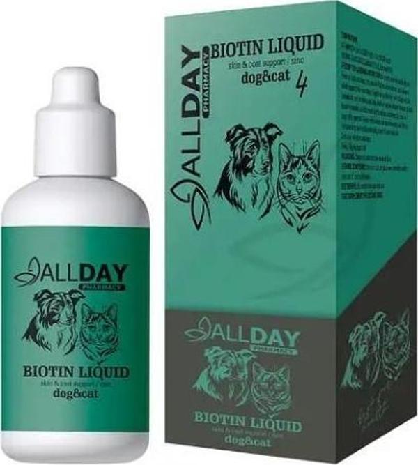 AllDay 4 Biotin Liquid Kedi Ve köpek Şurup 100 Ml - Image 1