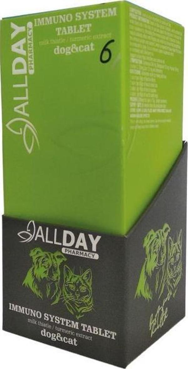 AllDay 6 Immune System Kedi Ve köpekler İçin Tablet 25 gr - Image 1