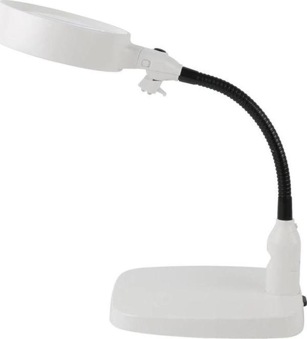 Masaüstü 10x Led Işıklı Büyüteç Okuma El Sanatları Onarım Büyüteç 7765 - Image 1