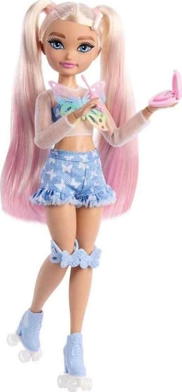 Eğitici Oyuncak Barbie Dream Besties Paten Partisi Malibu Bebek ve Aksesuarları - Image 1