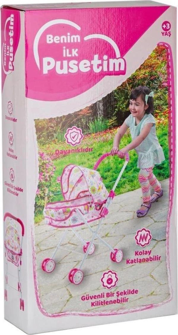 Eğitici Çocuk Gelişim  826-A-12  Metal Yataklı Puset - Image 1