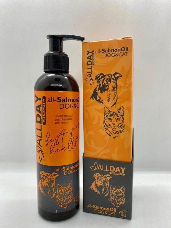AllDay All-Salmon Oil Kedi ve Köpek Balık Yağı 200 Ml - Image 1