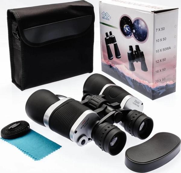 Breaker 20×50 Güneş Filtreli Profesyonel El Dürbünü 1000m/56m – Mavi - Image 1