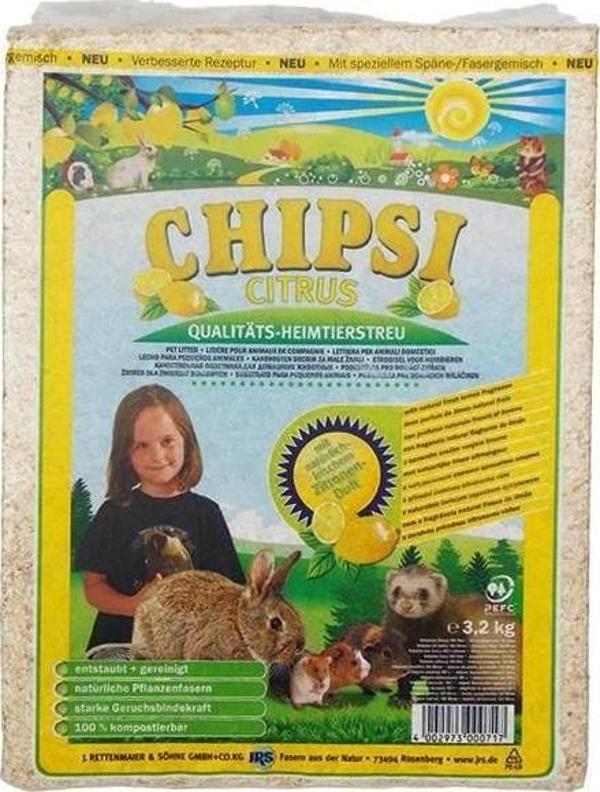 Chipsi Limon Aromalı Kemirgen Talaşı 3,2 kg - Image 1