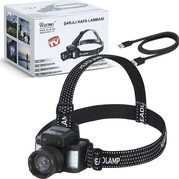 Sensörlü Cree Tg Led  Şarjlı Kafa Lambası  Wt-625 - Image 1
