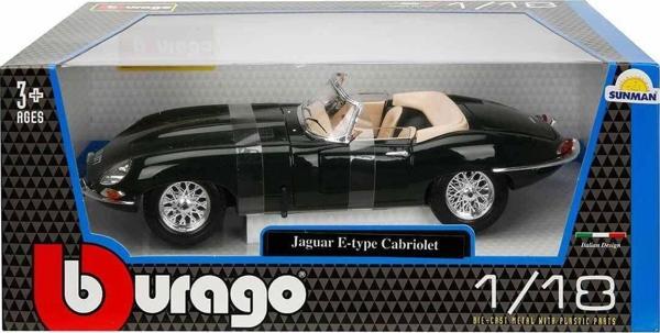 12046 1:18 Jaguar E Cabriolet 1961 Model Araba -Sunman - Image 1