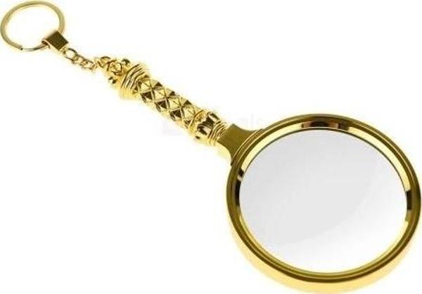 5x90mm Tüm Metal Altın Renkli, Hediye Büyüteç,optik Lensler Ile Çinko Alaşım Metal Çerçeve - Image 1