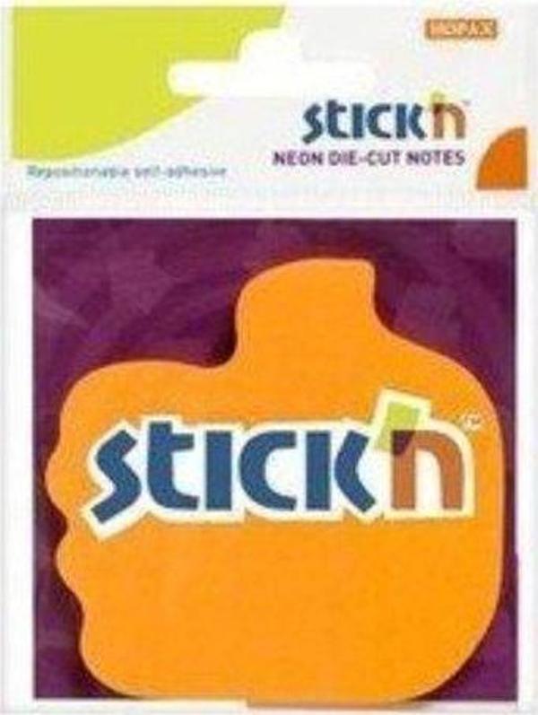 Hopax Not Kağıdı Stickn 76X70 Başparmak Neon Turuncu 50Yp - Image 1