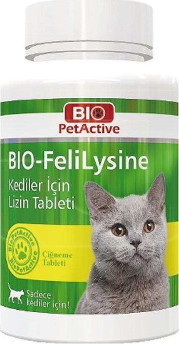 Bio PetActive Bio Felilysine Kediler İçin Bağışıklık Sistemi Güçlendirici (90 Tablet) - Image 1