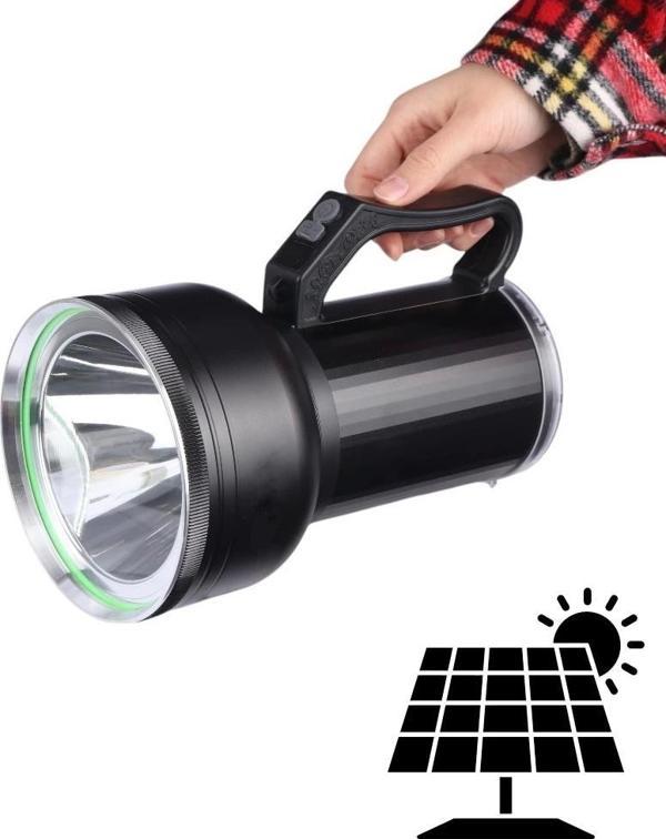 Gt Led Taşınabilir Güneş Solar Ledli Fener  Wt-415 - Image 1