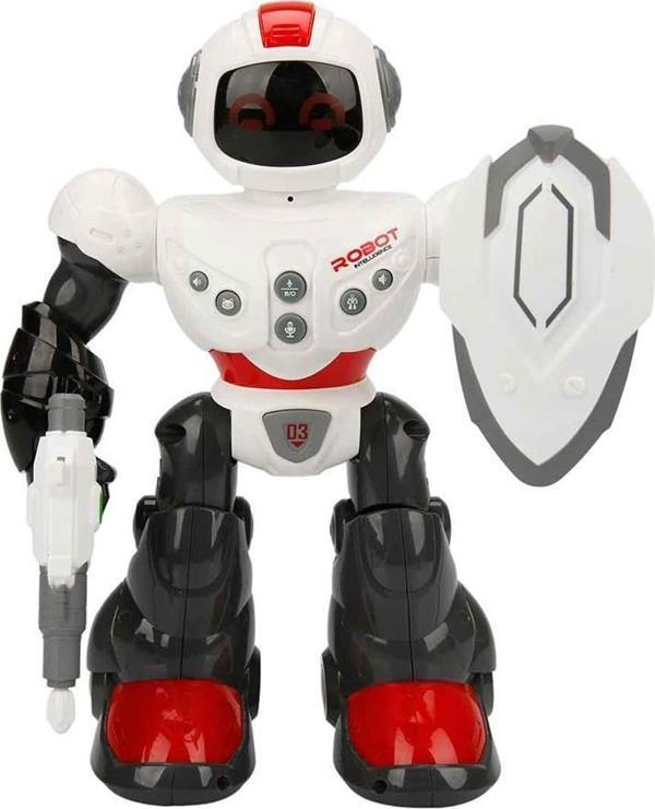 Müzikli Işıklı Savaşcı Yürüyen Robot 29 Cm 1 Adet Fiyatıdır - Image 1