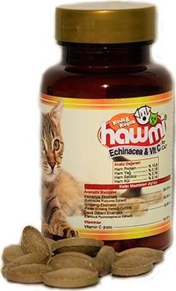 Hawmi Echinacea & Vıt C For Cat Kediler İçin C Vitamini Ve Bağışıklık Güçlendirici - Image 1