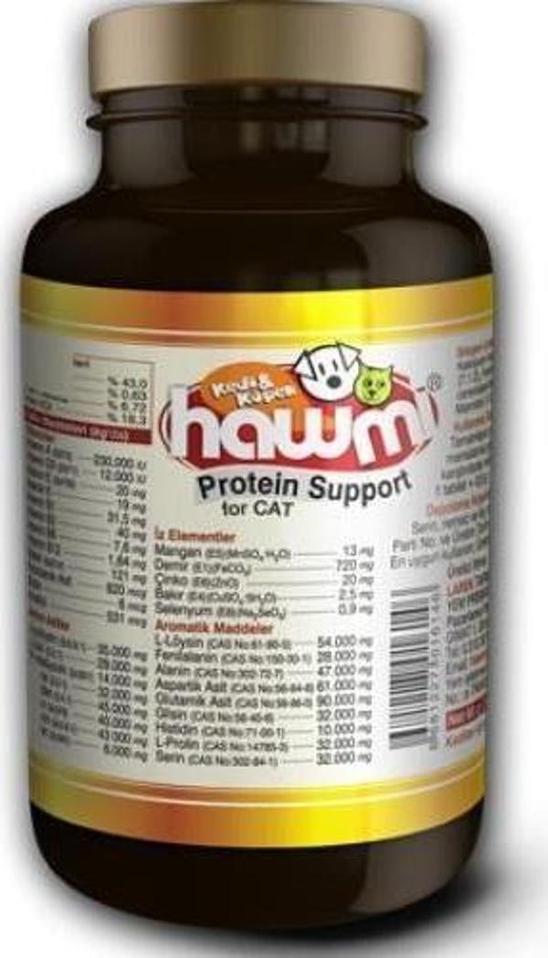 Hawmi Protein Support For Cat Kediler İçin Vitamin, Mineral ve Protein Desteği - Image 1