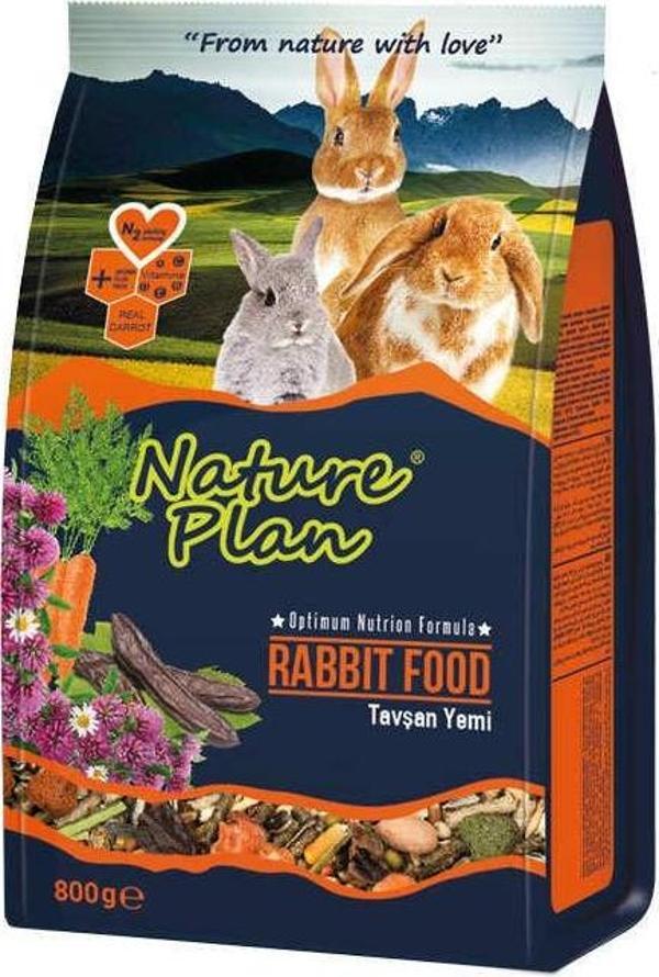 Nature Plan Tavşan Yemi 800 gr - Image 1