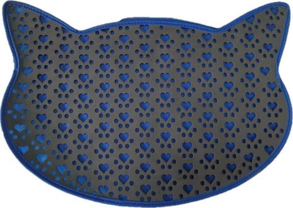 Orijin Oluklu Kedi Tuvalet Paspas Kedi Kafası Şeklinde 69x44 cm - Image 1