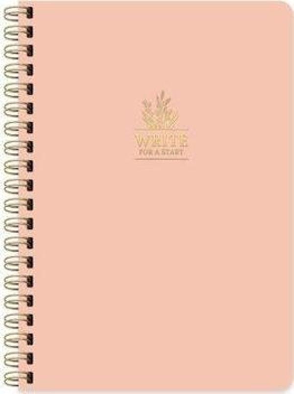 Keskin A5 96 Yaprak Çizgili Sert Kapak  Spr.Start Defter - Karışık - Image 1