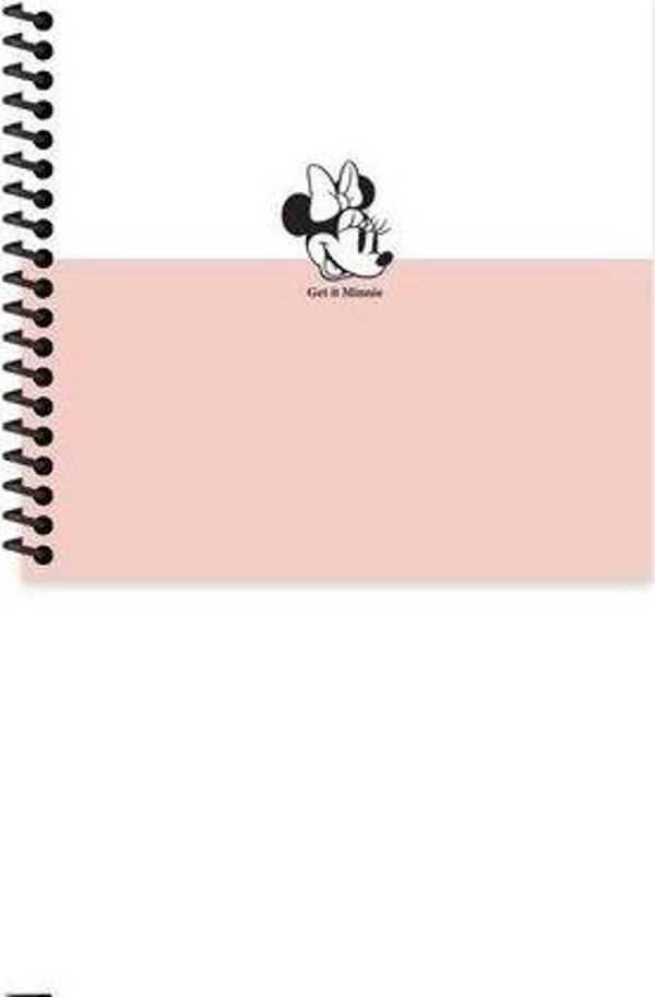 Minnie Mouse 16*15 50 Yaprak  Çizgili Spr.Sert Kapak  Defter - Get It - Image 1