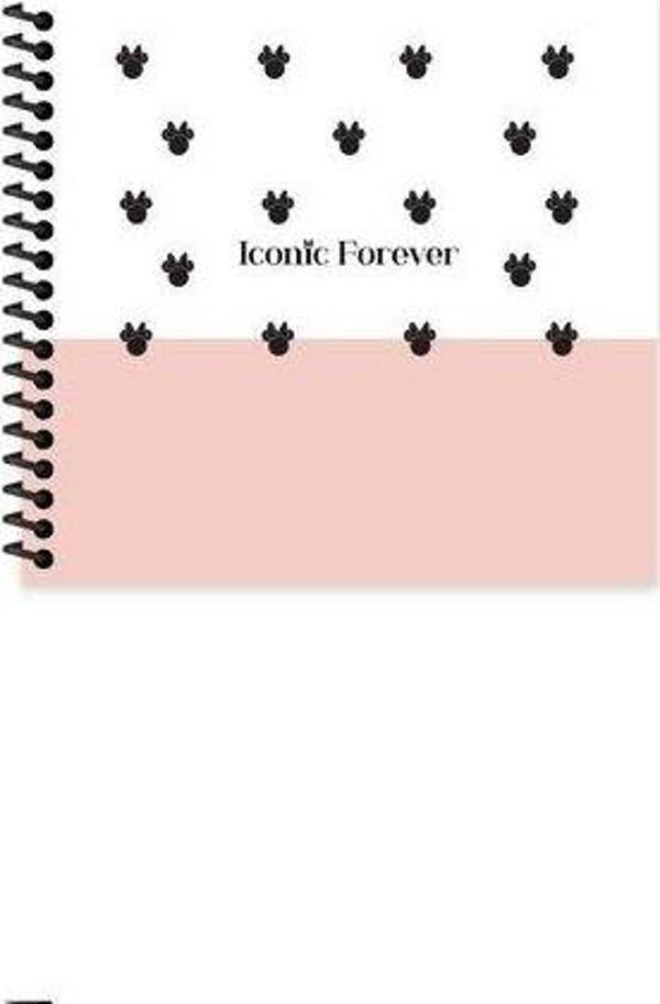 Minnie Mouse 16*15 50 Yaprak  Çizgili Spr.Sert Kapak  Defter - Iconic - Image 1