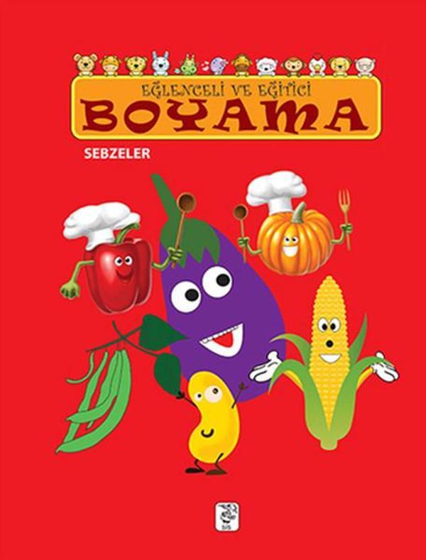 Eğlenceli ve Eğitici Boyama - Sebzeler - Sis Yayıncılık - Image 1
