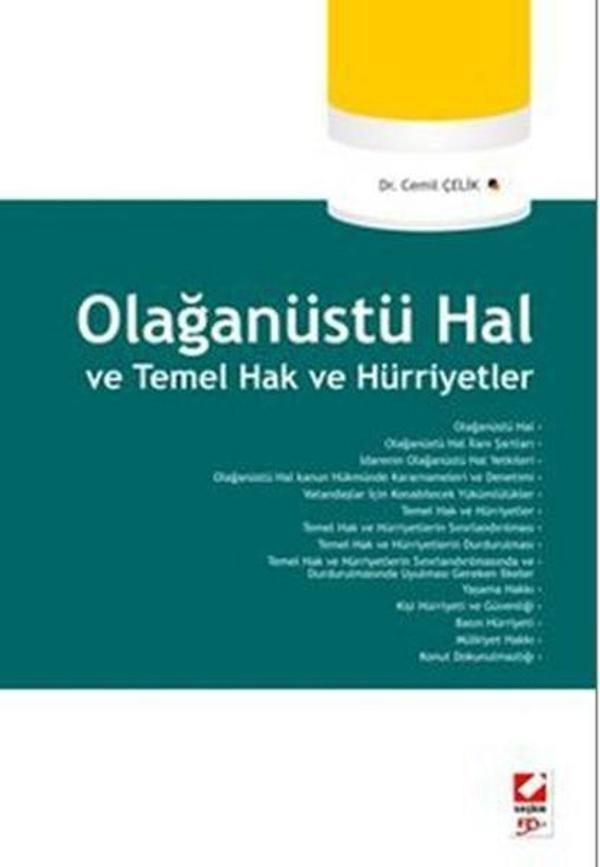 Olağanüstü Hal ve Temel Hak ve Hürriyetler - Seçkin Yayıncılık - Image 1