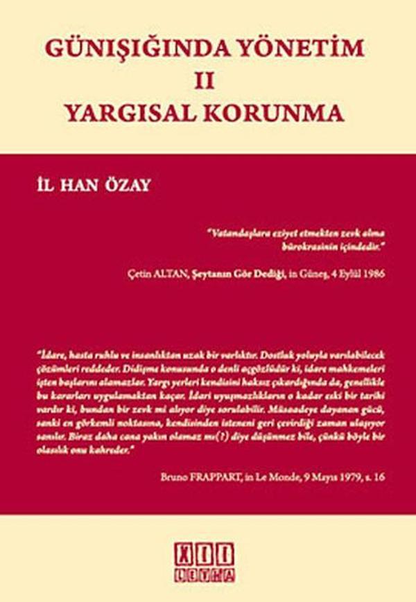Günışığında Yönetim 2 - Yargısal Korunma - On İki Levha Yayıncılık - Image 1