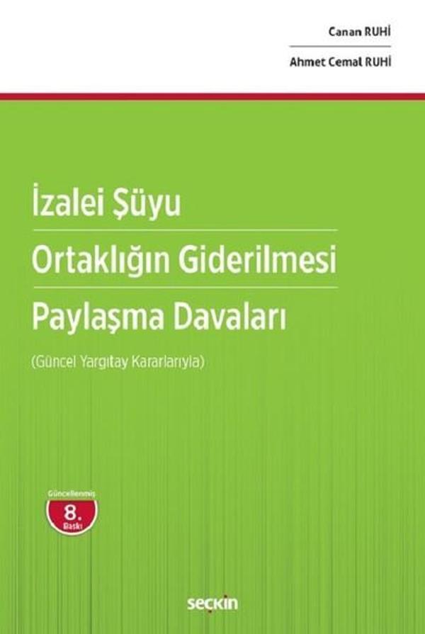 İzalei Şüyu Ortaklığın Giderilmesi Paylaşma Davaları - Seçkin Yayıncılık - Image 1