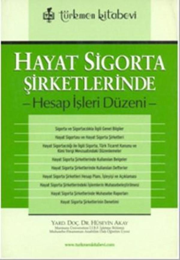 Hayat Sigorta Şirketlerinde Hesap İşleri Düzeni - Türkmen Kitabevi - Image 1