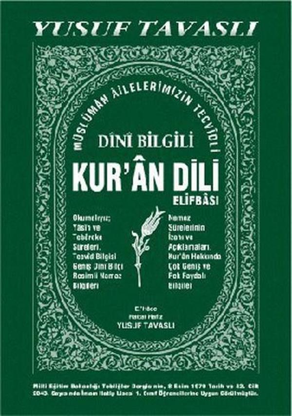 Dini Bilgili Kur'an Dili Elifbası (Yeşil Kapak) (D04) - Tavaslı - Image 1