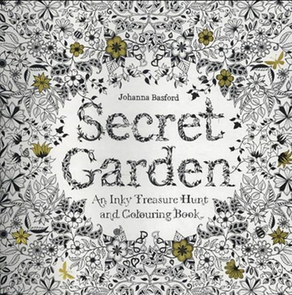 Secret Garden: An Inky Treasure Hunt and Colouring Book - Laurence King Publishing - Image 1