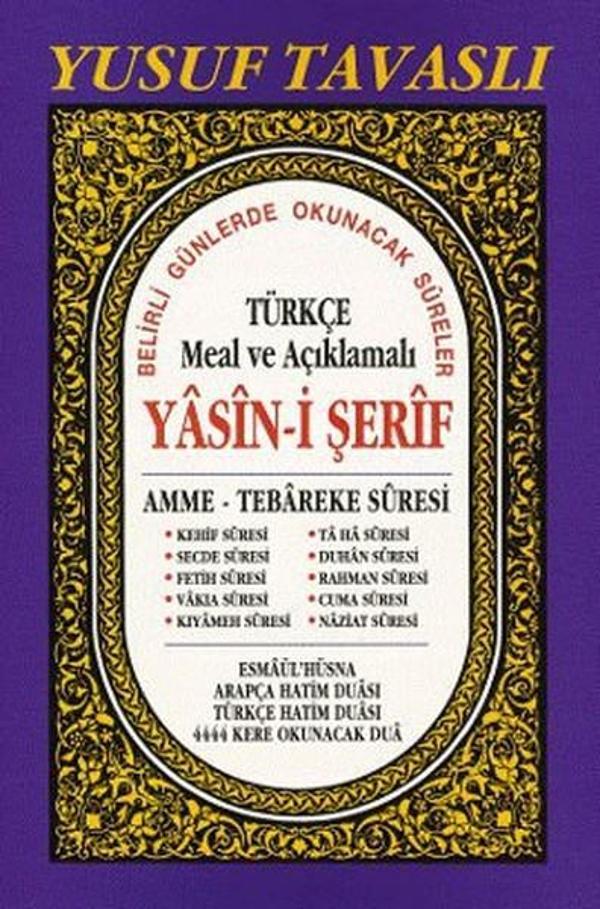 Türkçe Meal ve Açıklamalı Yasin-i Şerif (Rahle Boy) (D37) - Tavaslı - Image 1