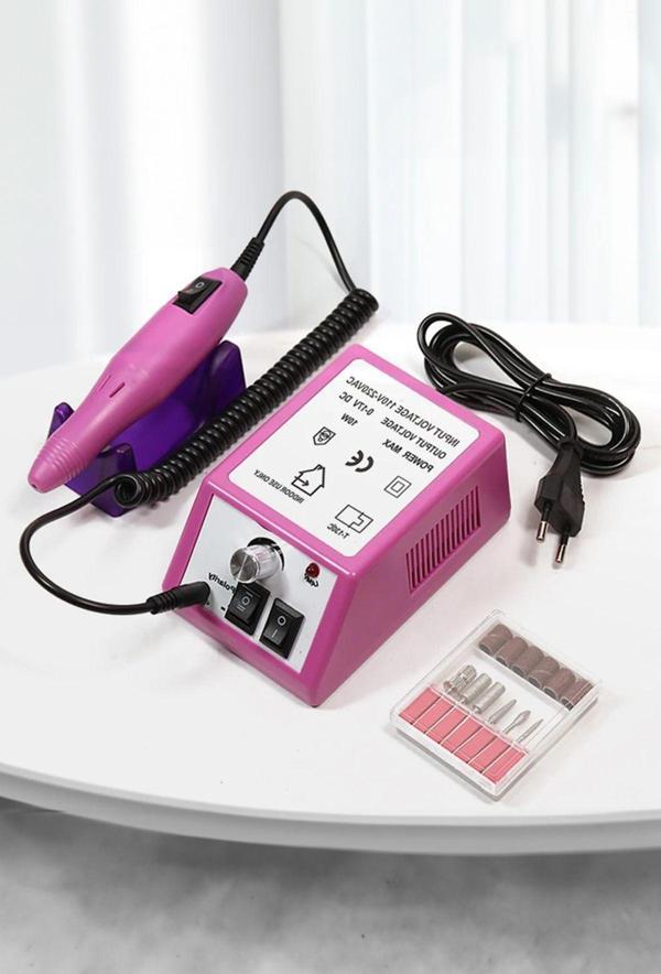 Mobee 2025 Elektrikli Tırnak Freze Makinesi Protez Tırnak Törpü Cihazı 6 Başlıklı - Image 1