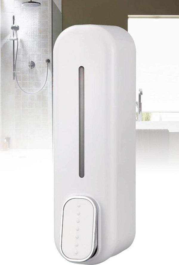 Mobee Duvara Monte 350Ml Beyaz Sabunluk Sıvı Banyo El Duş Jeli Şampuan Dağıtıcısı 1450 - Image 1