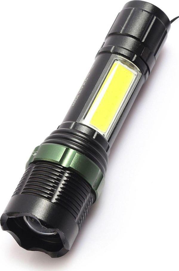 Mobee T6 Led Usb Ile Şarj Edilebilir El Feneri Işıldak El Feneri 1410 - Image 1