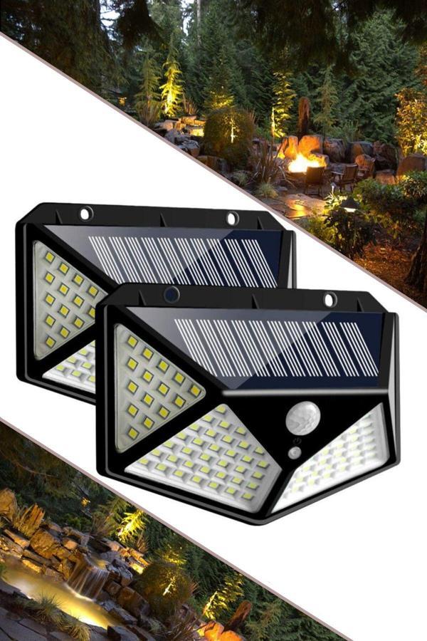 Mobee Starmax Güneş Enerjili Hareket Sensörlü Ip65 Suya Dayanıklı 100 Led Lamba 1410 - Image 1