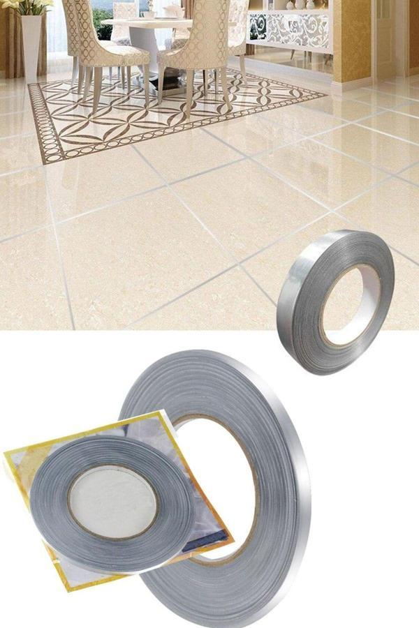 Mobee 1 Cm 50 Metre Gri Fayans Arası Şerit Bant 1420 - Image 1