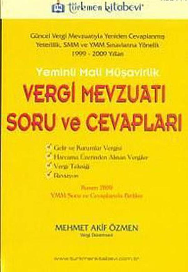 Yeminli Mali Müşavirlik Vergi Mevzuatı Soru ve Cevapları - Türkmen Kitabevi - Image 1