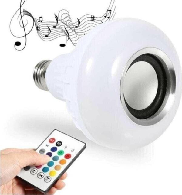 Mobee Pratik Kullanım Music Bulb Bluetooth Hoparlör Akıllı Led Ampul Lamba - Image 1