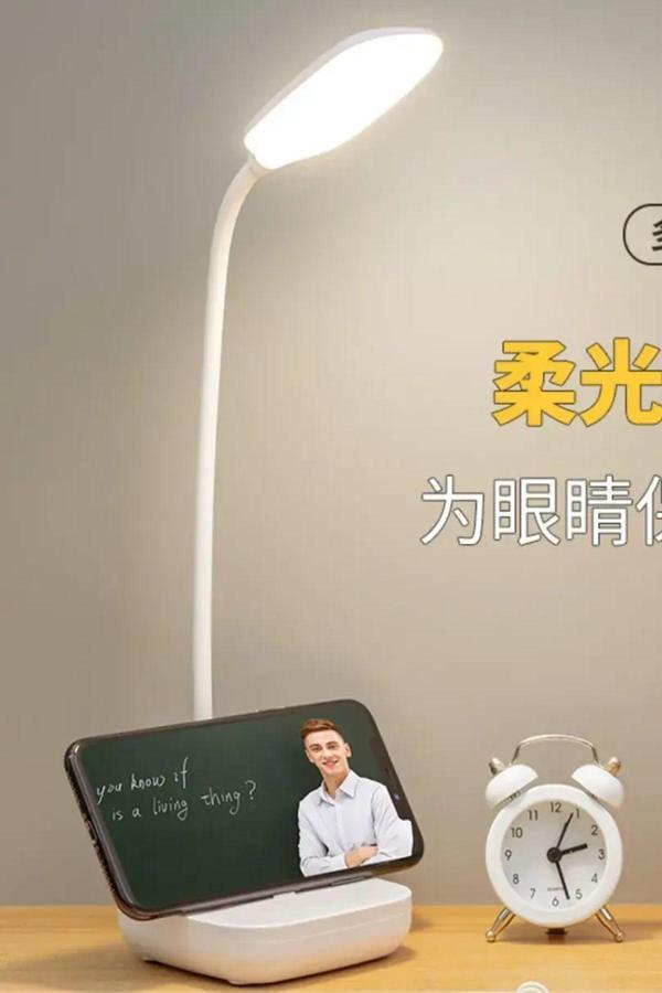Mobee Kablosuz Şarjlı 3 Renk Dokunmatik Masa Lambası Led Çalışma Okuma Işığı Dimmer Ayarlı Wb-01 - Image 1