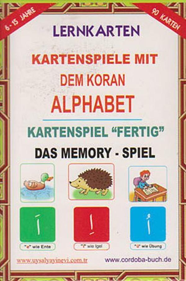 Lernkarten - Kartenspiele Mit Dem Koran Alphabet / Kartenspiel Fertig Das Memory - Spiel - Uysal Yayınevi - Image 1