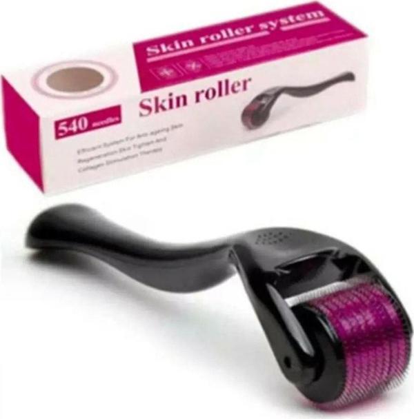 Mobee Titanyum Uçlu 540 Iğneli Derma Roller 0.5 Mm Iğne Cilt Yüz Vücut Yenileme Masaj Aleti - Image 1