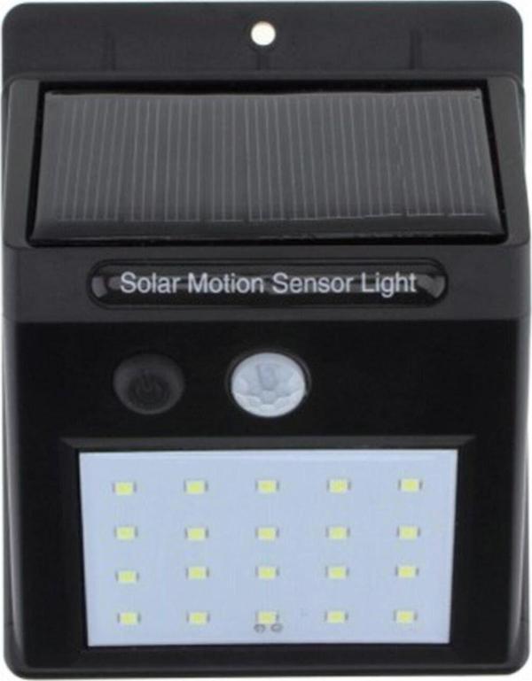Mobee Solar Güneş Enerjili Hareket Sensörlü 20 Ledli Duvar Lambası - Image 1