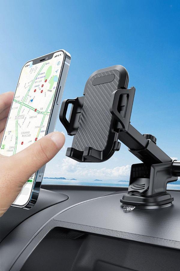 Mobee Universal Araç İçi Akrobat Telefon Tutucu Oto Teleskopik Hareketli Vantuzlu Araba Tutacağı 1450 - Image 1